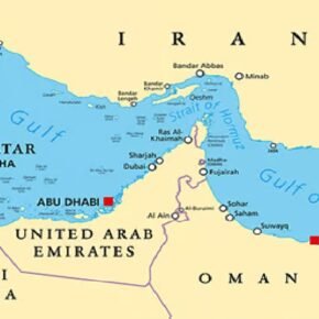 Iran and Isrial conflict map 