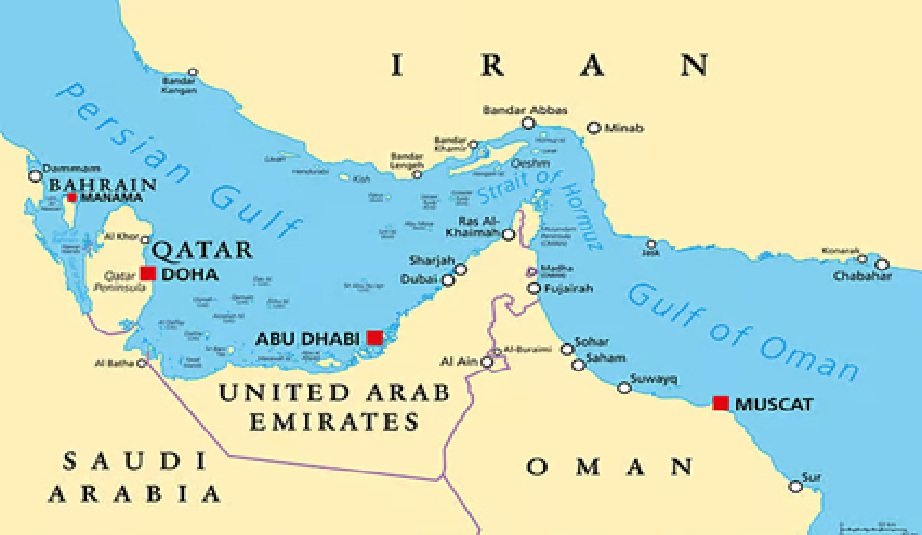 Iran and Isrial conflict map
